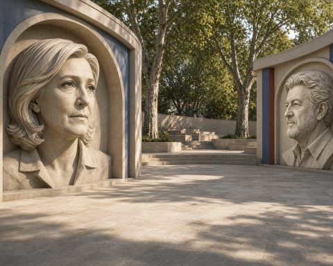 Un sondage prévoit Le Pen et Mélenchon au second tour de l'élection présidentielle française
