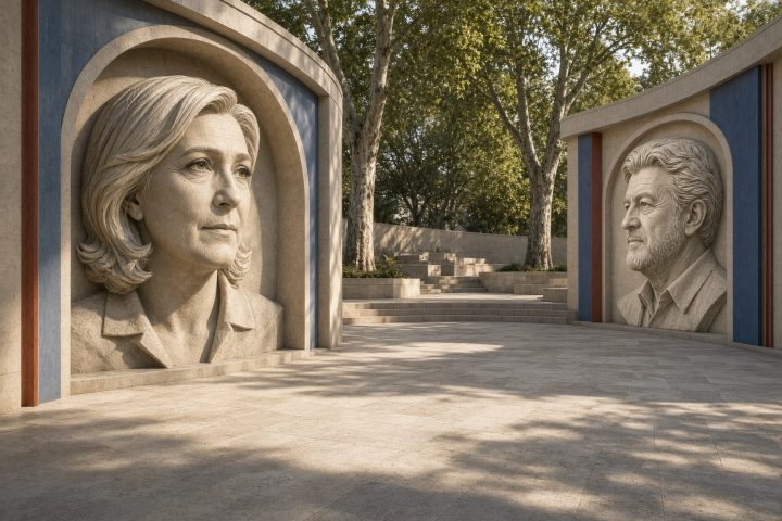 Un sondage prévoit Le Pen et Mélenchon au second tour de l'élection présidentielle française