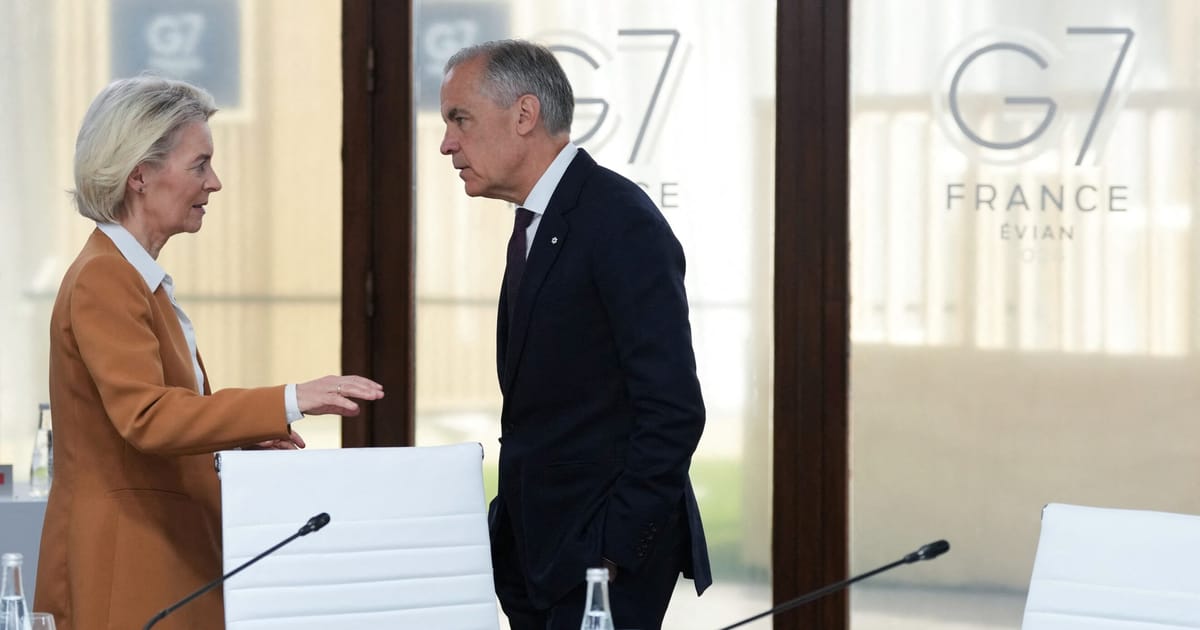 Ursula von der Leyen absent lors de l’intervention de Mark Carney au Parlement européen