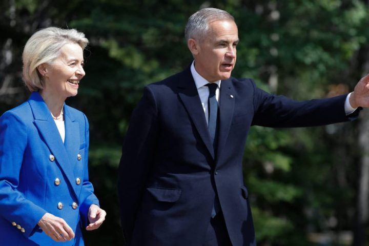 Ursula von der Leyen critiquée pour un conflit d'agenda avec la visite de Mark Carney