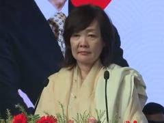 Akie Abe exprime sa gratitude lors de l'inauguration du Corridor commémoratif Shinzo Abe à Varanasi
