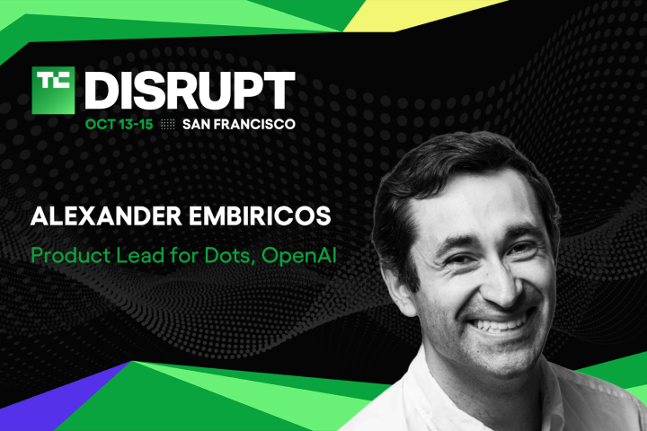Alexander Embiricos d'OpenAI interviendra à TechCrunch Disrupt 2026 après le lancement de Dots