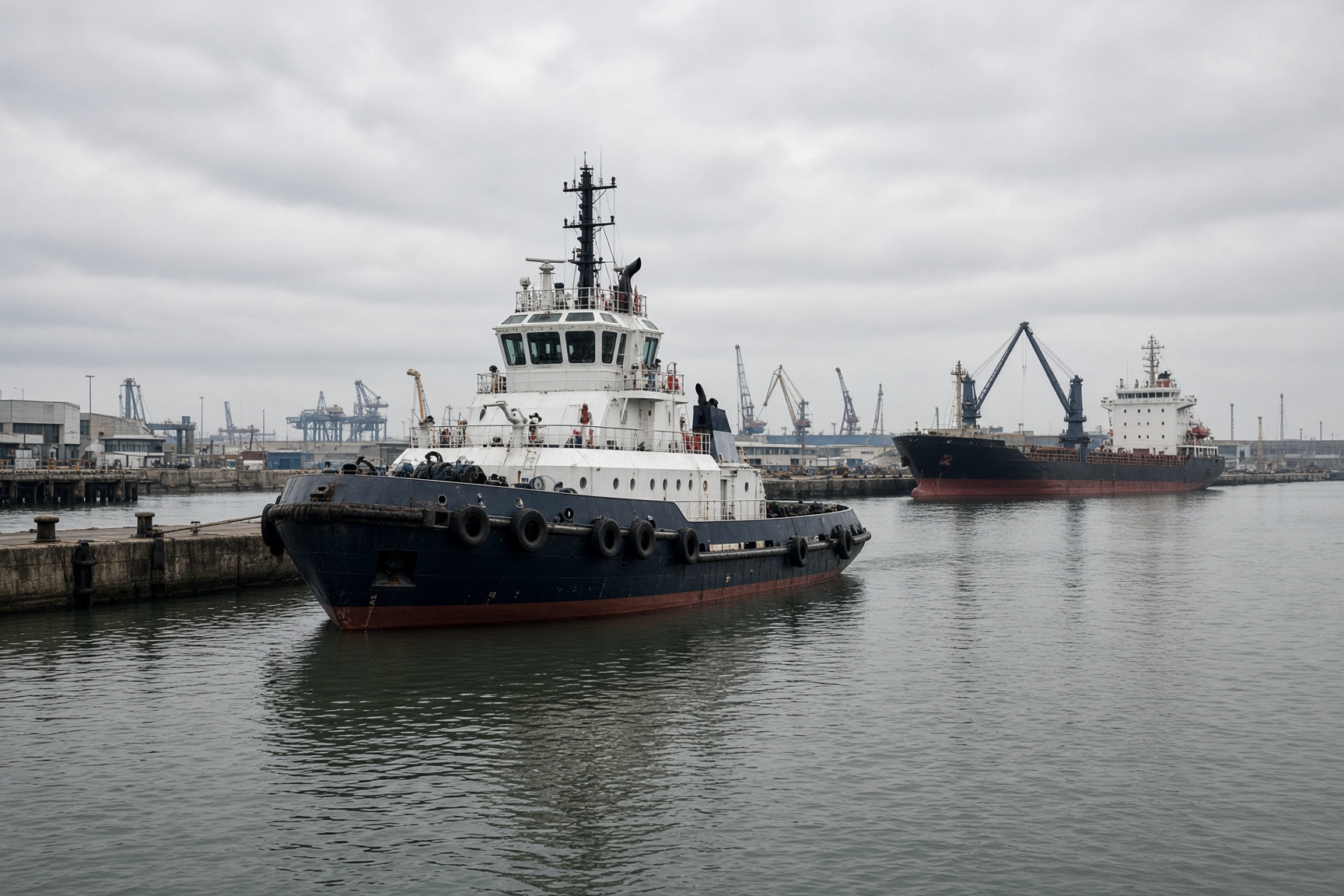 Comment les opérateurs de remorqueurs liés à l'État maintiennent le fonctionnement des ports russes de la mer Noire