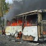 Des forces russes attaquent un bus de passagers à Kramatorsk, faisant au moins 12 morts