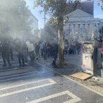 Des manifestations violentes contre les réformes de l'éducation éclatent à Liège et en France