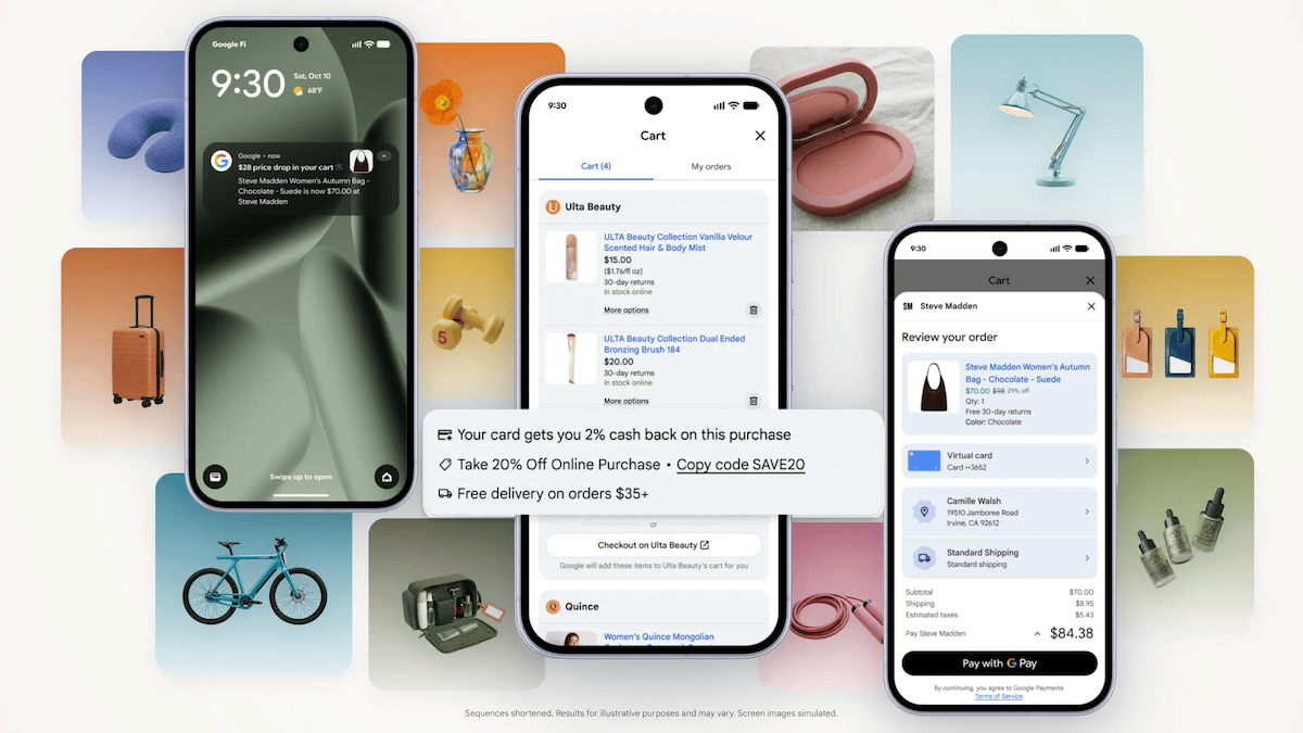 Google lance un outil de panier universel pour simplifier les achats en ligne aux États-Unis