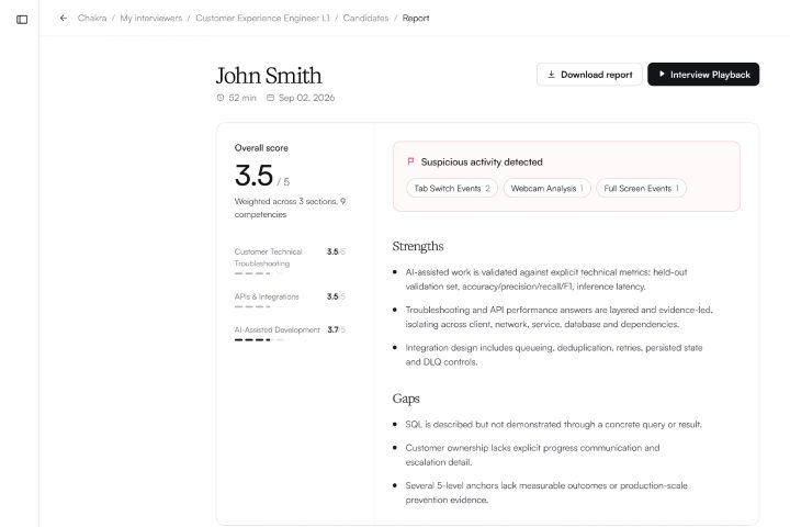HackerRank lance Chakra, un agent d'entretien par IA pour évaluer les candidats