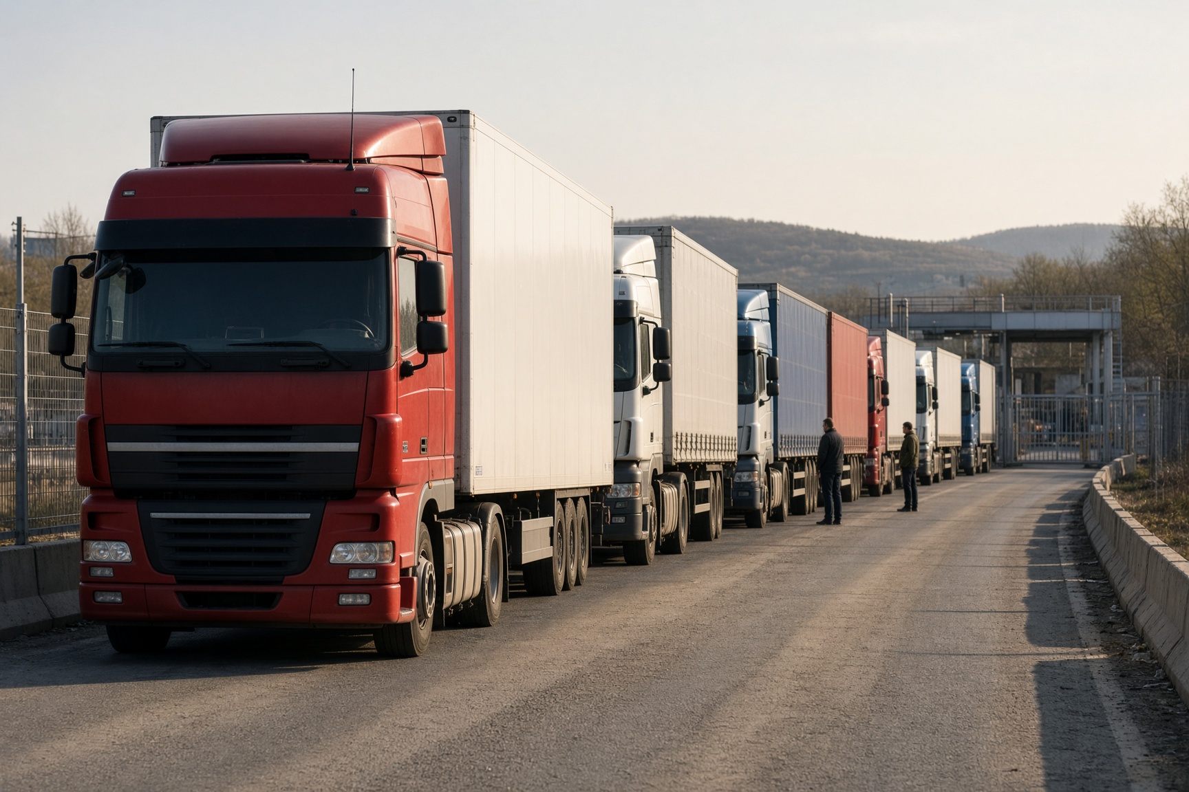 La blockade à la frontière polono-ukrainienne met en péril la stratégie commerciale de la Pologne