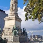 La cleaning et l'entretien de la colonne du Congrès à Bruxelles achevés par l'Autorité des bâtiments