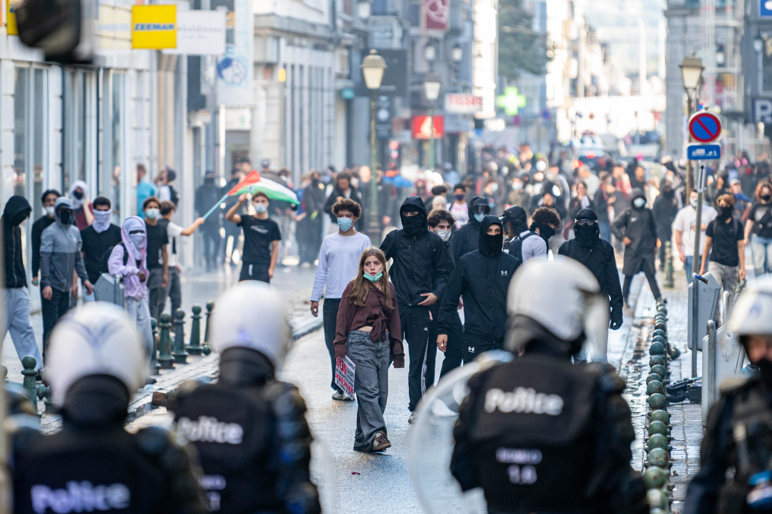 La police de Liège procède à plus de 100 arrestations lors des manifestations étudiantes