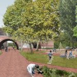 Le chantier de réaménagement de la future place des Goujons à Anderlecht débute, avec des zones piétonnes et un aire de jeux.