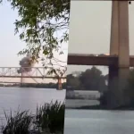 Les forces russes frappent le pont Sud de Kiev avec un drone le 3 octobre