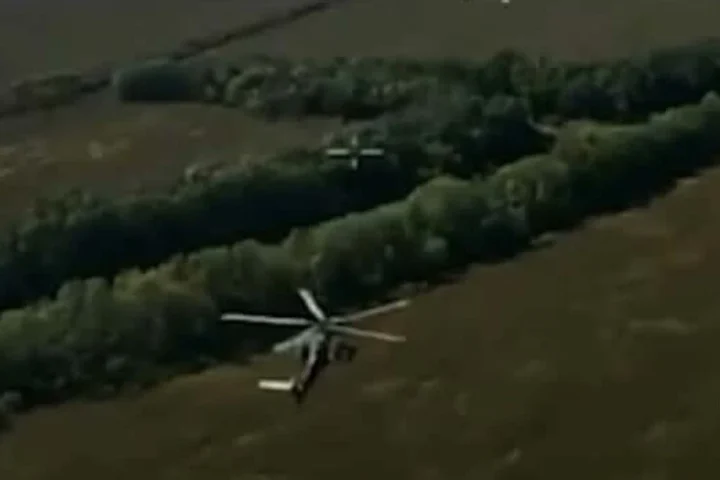 Les forces ukrainiennes abattent un hélicoptère russe Mi-28 grâce à un drone
