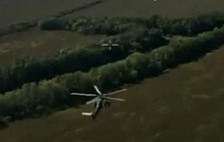 Les forces ukrainiennes abattent un hélicoptère russe Mi-28 grâce à un drone