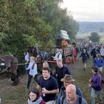 Les habitants de Nivelles célèbrent la 750e procession de Sainte-Gertrude