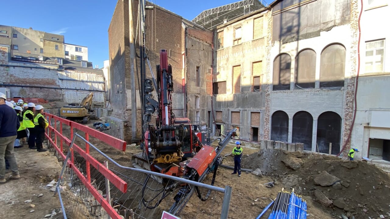 Les nouvelles salles du Conservatoire de Bruxelles se construisent en sous-sol