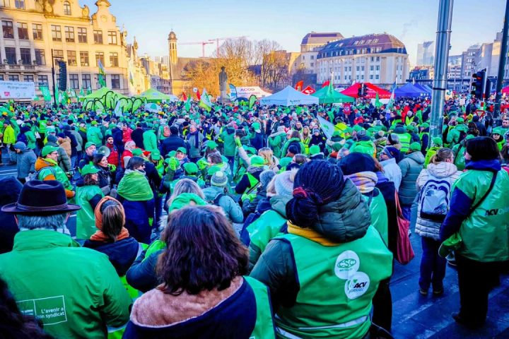 Les syndicats annoncent une nouvelle manifestation nationale à Bruxelles le 23 novembre