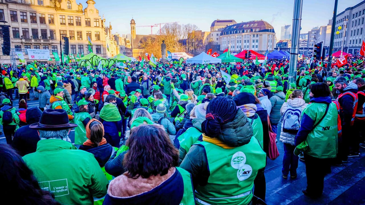 Les syndicats annoncent une nouvelle manifestation nationale à Bruxelles le 23 novembre