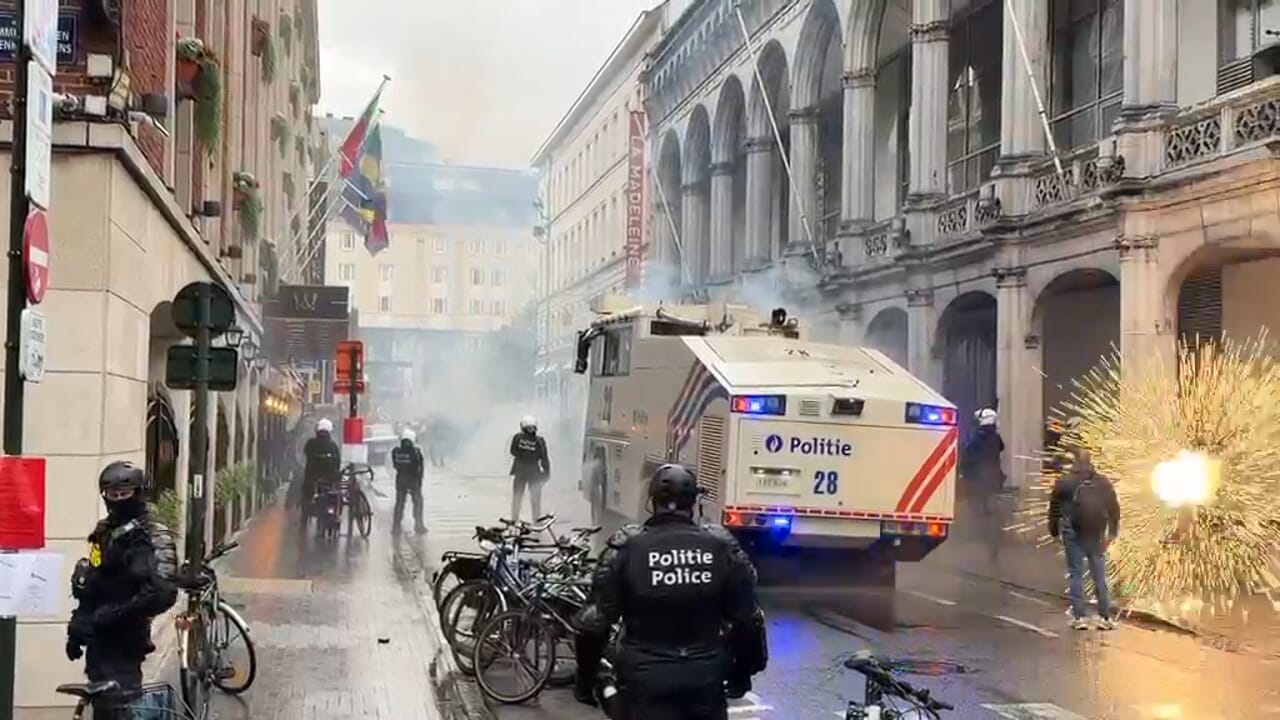 Manifestations à Bruxelles : que deviennent les objets saisis par la police ?
