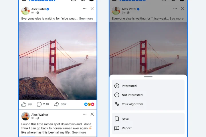 Meta lance une nouvelle fonctionnalité d'IA sur Facebook pour permettre aux utilisateurs de contrôler leur fil d'actualités