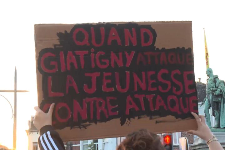 Mobilisation étudiante à Mons axée sur les réformes de l'éducation tout en se distanciant de la violence