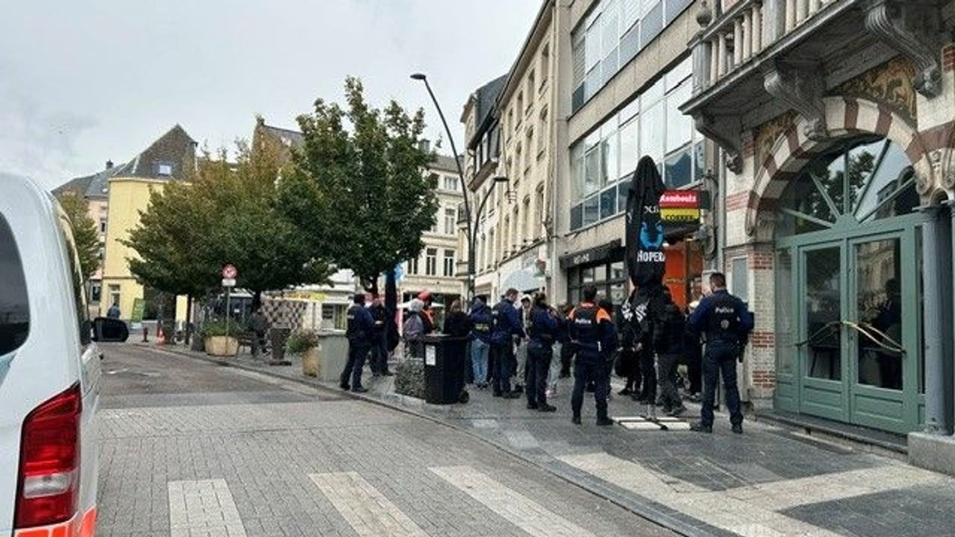 Mobilisation étudiante limitée à Arlon malgré des mesures de sécurité renforcées