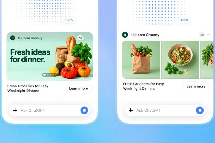 OpenAI introduit des publicités visuelles dans les résultats de génération d'images de ChatGPT sur le marché américain