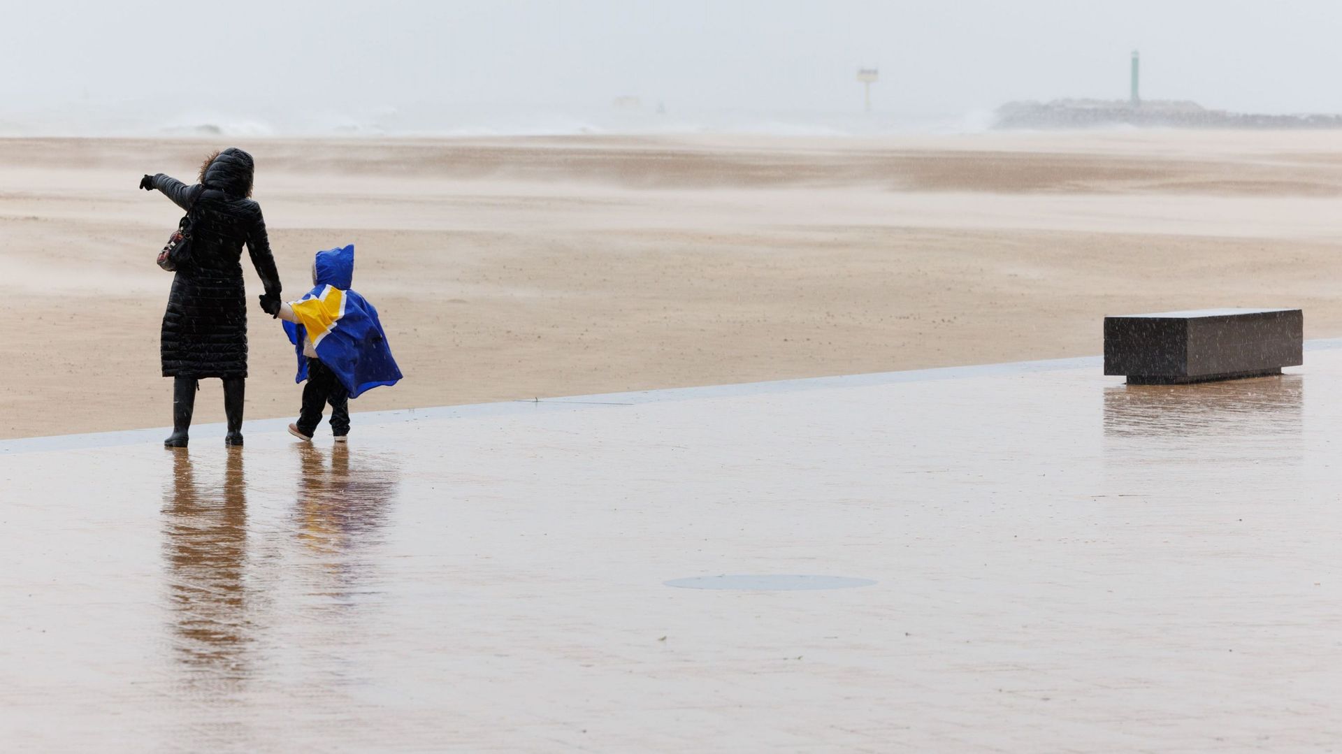Ostende teste avec succès un mur anti-tempête pour améliorer sa capacité de réponse aux inondations