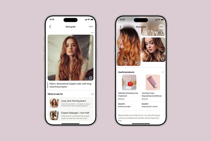 Pinterest lance une fonctionnalité d'IA pour transformer les inspirations beauté en plans d'action pour les salons.