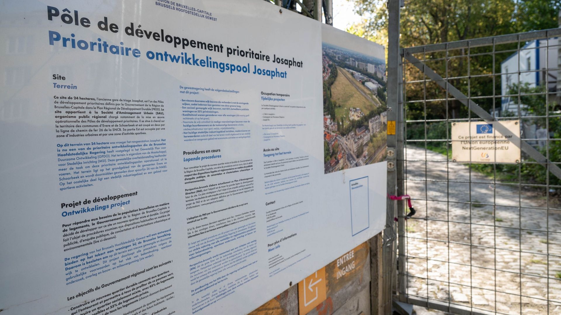 Schaerbeek émet un avis négatif sur le projet d'urbanisation Josaphat après enquête publique