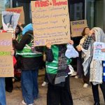 Trente travailleuses de l’ASBL Maisons d’enfants d’Actiris manifestent contre des licenciements