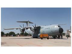 Un avion militaire A400M allemand participe à l'exercice Tarang Shakti 2026 en Inde