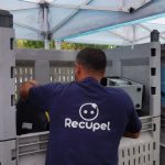 Un camion simule un incendie à la gare centrale de Bruxelles pour sensibiliser au recyclage des appareils électroniques