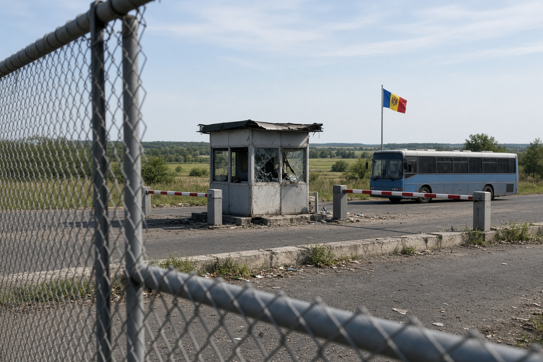 Un passage frontalier moldave endommagé révèle une faille de sécurité en Europe