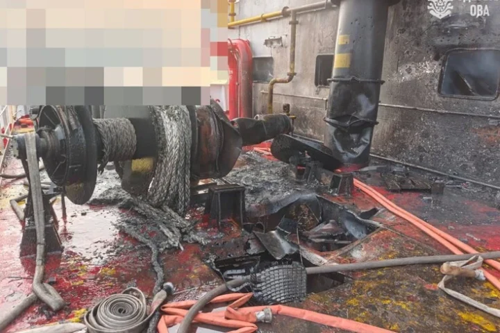 Une frappe de drone russe sur un navire commercial en mer Noire fait un mort et sept blessés