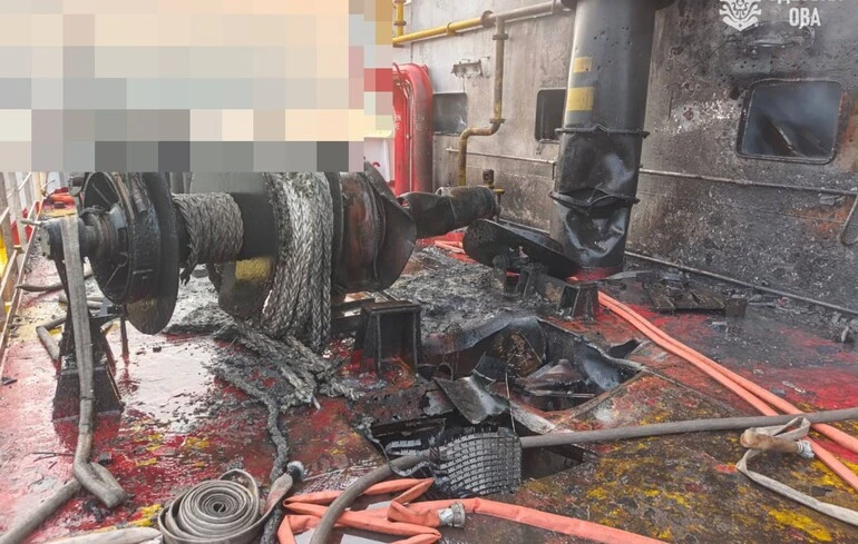 Une frappe de drone russe sur un navire commercial en mer Noire fait un mort et sept blessés